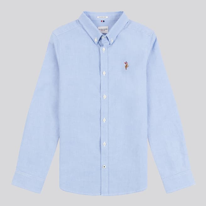 U.S. Polo Assn. Pale Blue Oxford Cotton Shirt