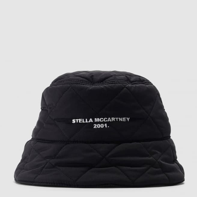 Stella McCartney Black Logo Bucket Hat
