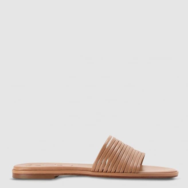 Aeyde Brown Noa Flat Sandals