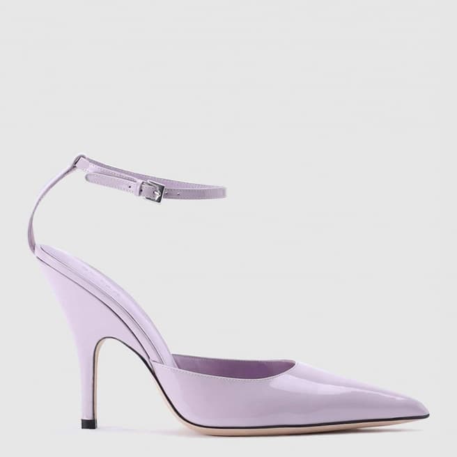By Far Purple Eliza Heeled Shoes