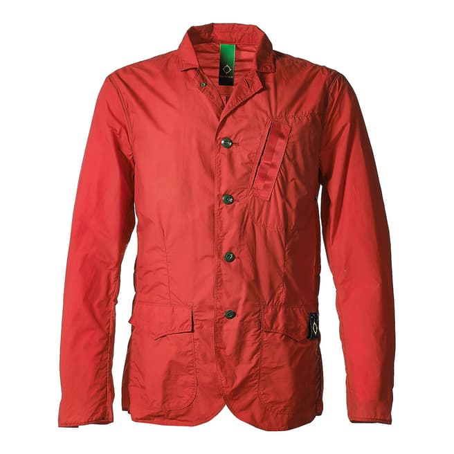 Ma Strum Red Military Button Jacket