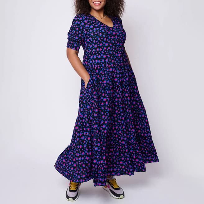 Scamp & Dude Blue Printed Dress