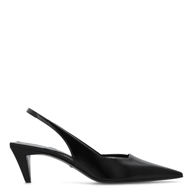 Gucci Size 9 Only Black Slingback Court