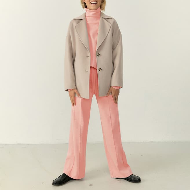 American Vintage Pink Cotton Blend Ellan Pant