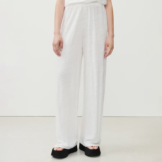 American Vintage Off White Linen Pobsbury Pant