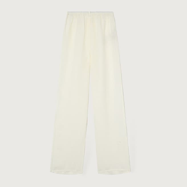 American Vintage Ecru Ivybo Linen Pant