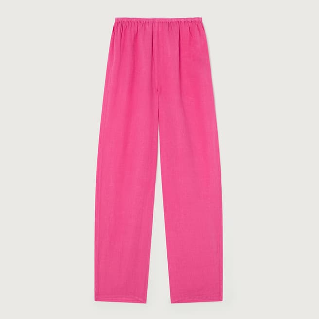 American Vintage Pink Ivybo Linen Pant