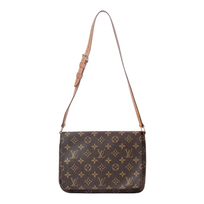 Vintage Louis Vuitton Brown Musette Tango Shoulder Bag