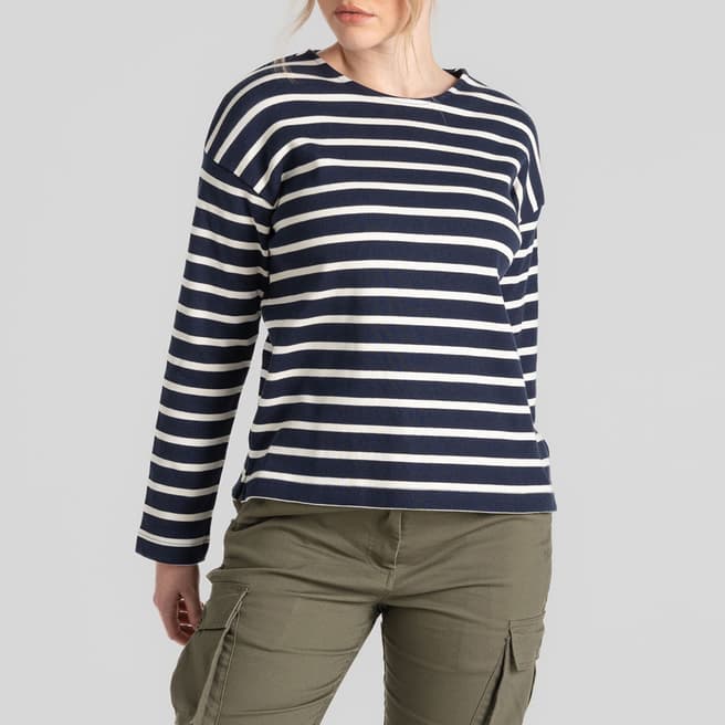 Craghoppers Navy Sinead Cotton Top
