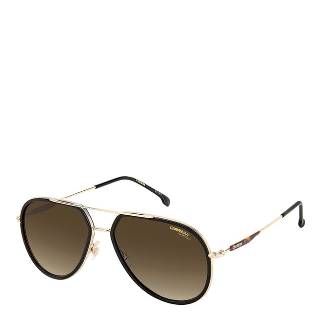 Carrera Gold Pilot Sunglasses 58 mm