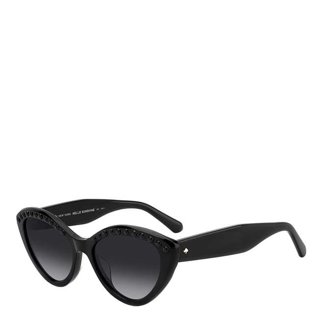 Kate Spade Black Cat Eye Sunglasses 55 mm