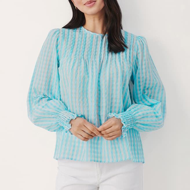 Part Two Baby Blue Sibelle Blouse