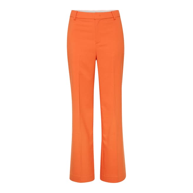 Part Two Orange Nadja Bootcut Trousers