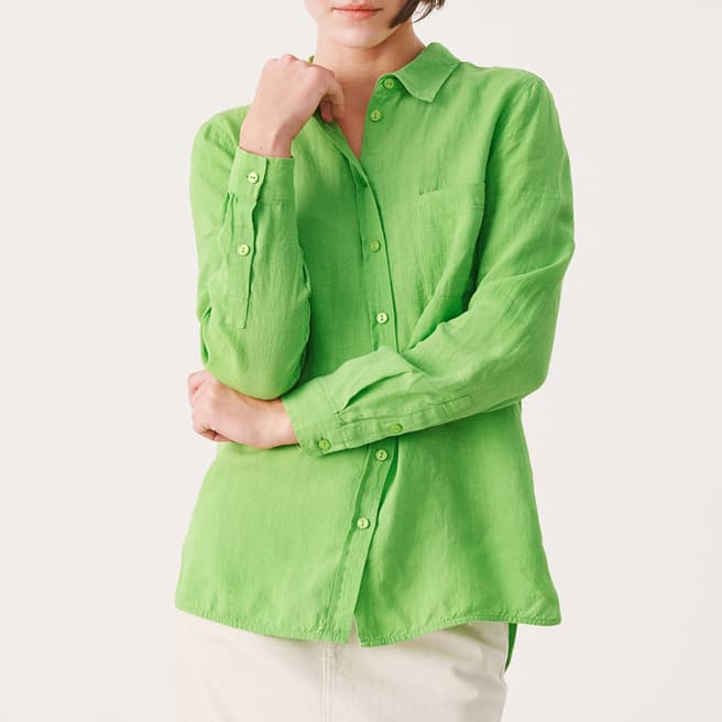 Part Two Green Kivas Linen Shirt