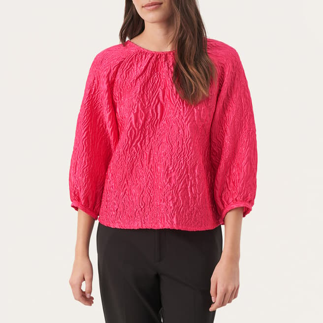 Part Two Pink Dasie Blouse