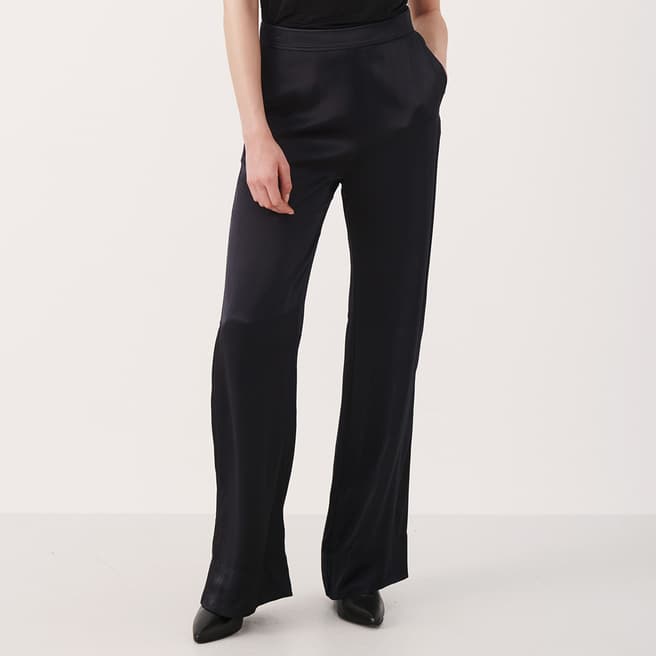 Part Two Black Rei High Waisted Trousers