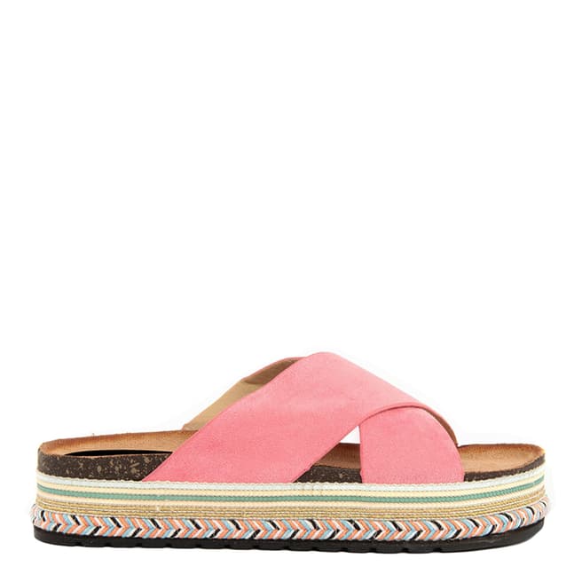 Bluetag Pink Flat Sandal