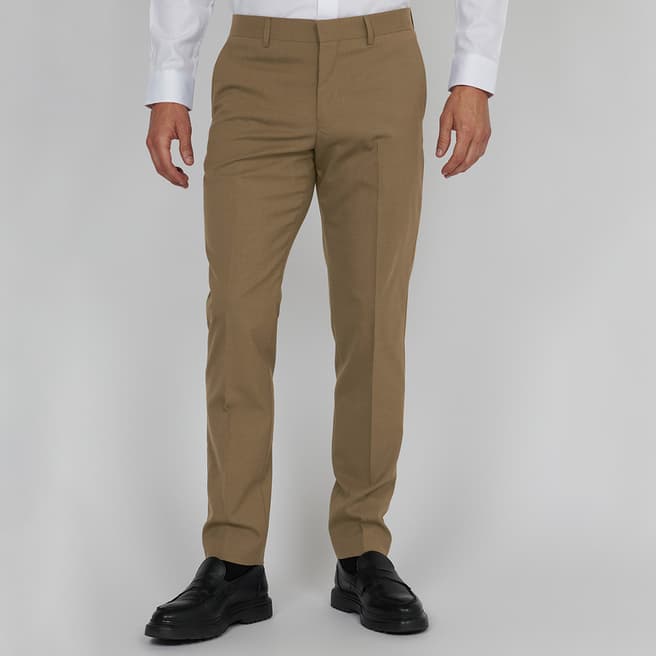 Matinique Camel Fitted Trouser