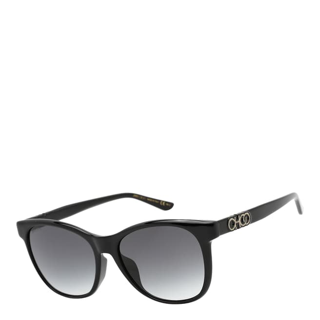 Jimmy Choo Women's Black/Grey Jimmy Choo Sunglasses 56mm