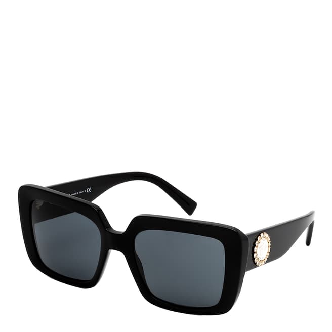 Versace Women's Black/Grey Versace Sunglasses 54mm