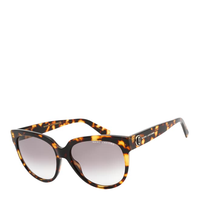 Marc Jacobs Women's Havana/Grey Marc Jacobs Sunglasses 56mm