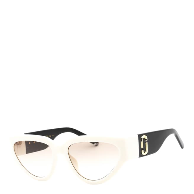 Marc Jacobs Women's White/Black/Brown Marc Jacobs Sunglasses 57mm