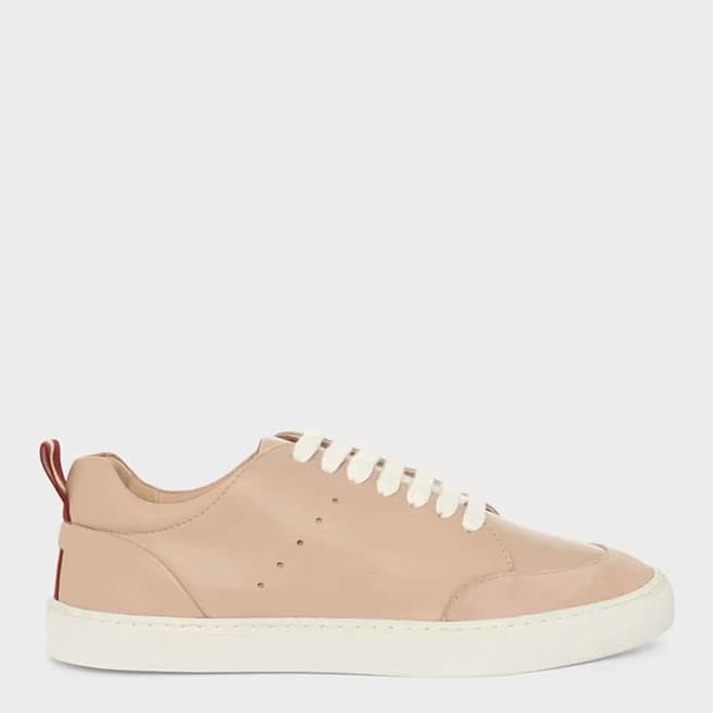 Hobbs London Pink Leather Liberty Trainer