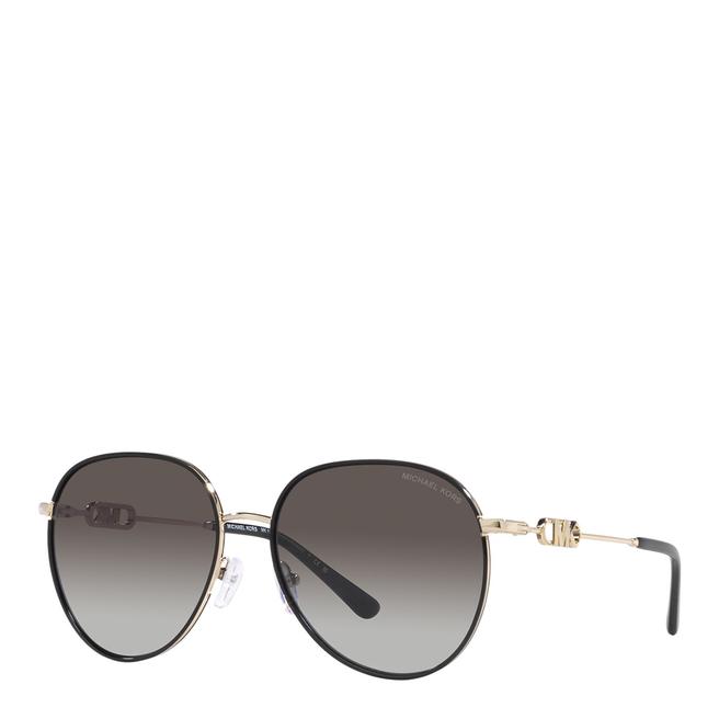 Light Gold Black Empire Sunglasses 58mm BrandAlley