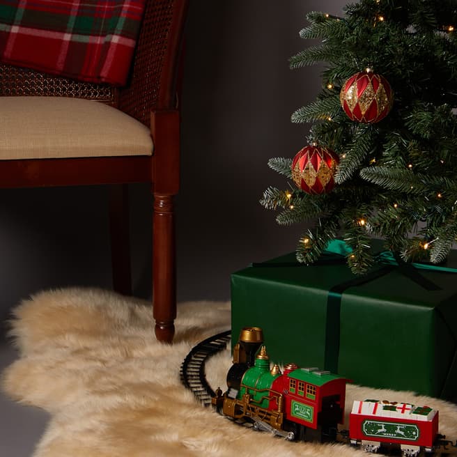 Festive Elf Train Set With Lights And Music