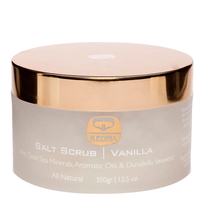KEDMA Salt Scrub- Vanilla - 350g