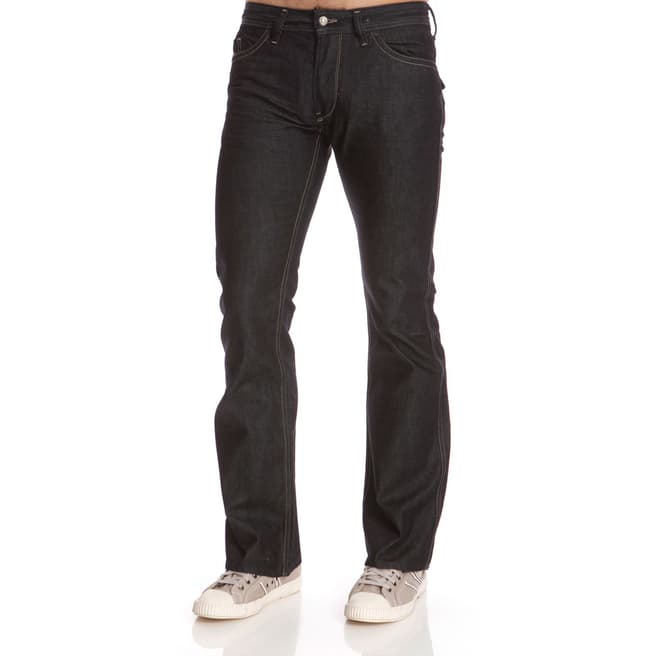 Diesel Indigo Ruky Pantaloni Bootleg Cut Jeans