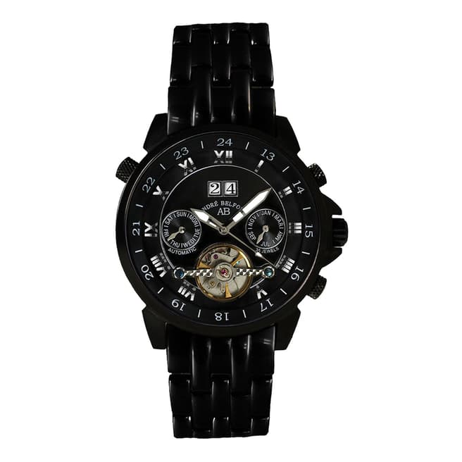 Andre Belfort Men's Black Stainless Steel Etoile Polaire Watch