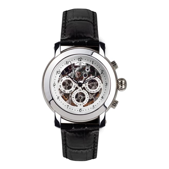 Andre Belfort Men's Black/Silver Intemporelle Watch
