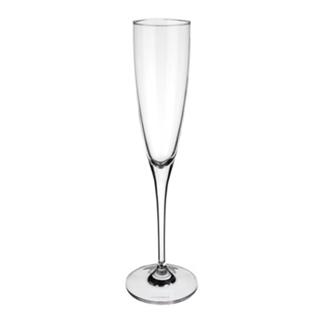 Villeroy & Boch Set Of Four Crystal Maxima Champagne Flutes 0.15L