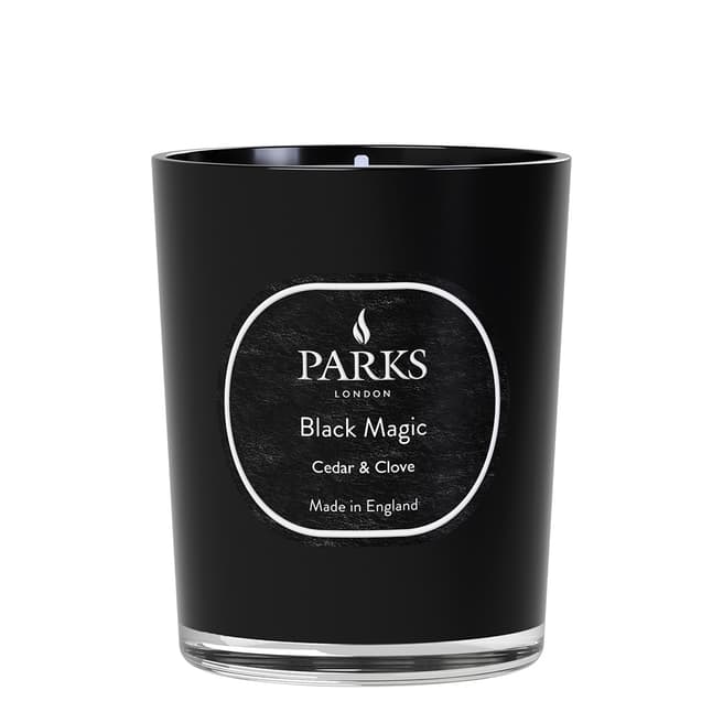 Parks London Cedar & Clove 1 Wick Candle 180g - Black Magic