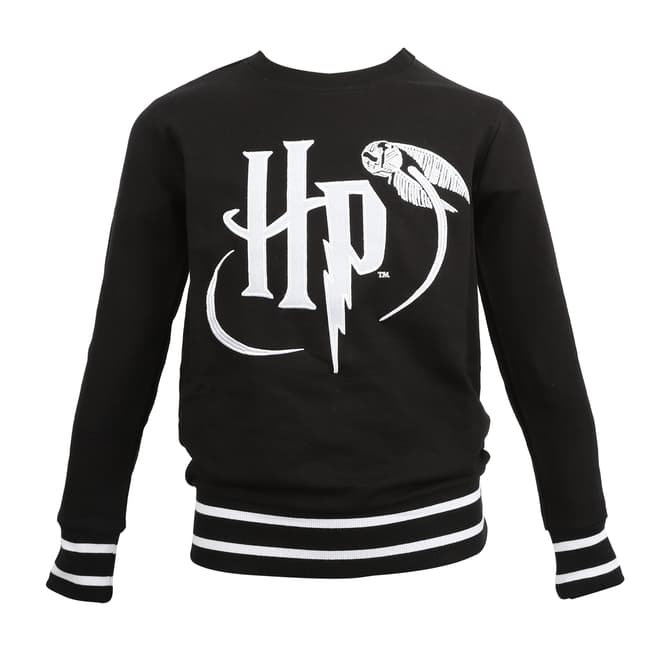 Harry Potter Kid's Black and White Badgeables Sweatshirt