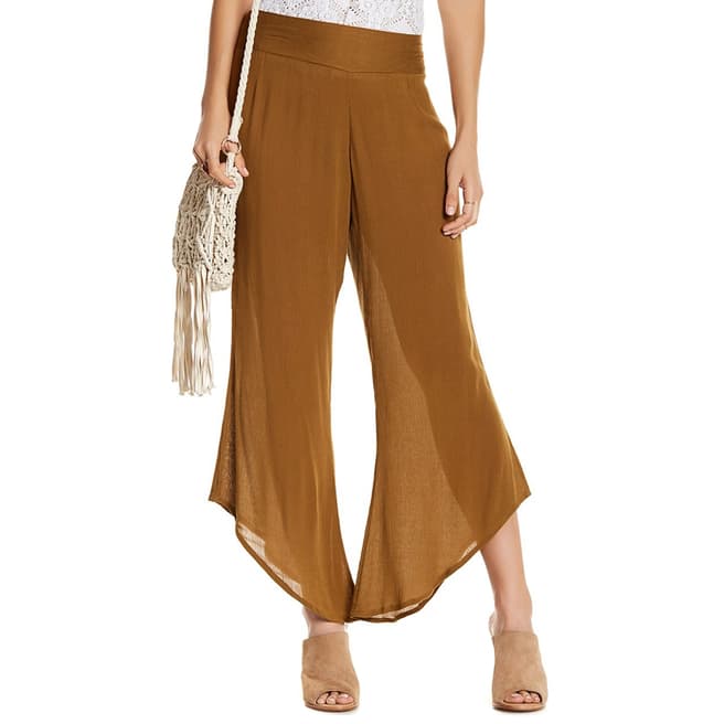 Free People Beige Dancing Days Solid Flare