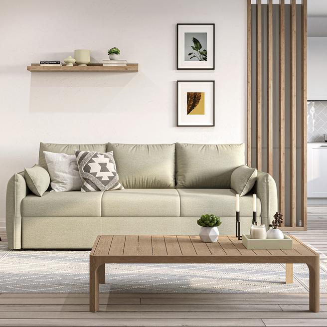 Emma Sofa Bed, Beige