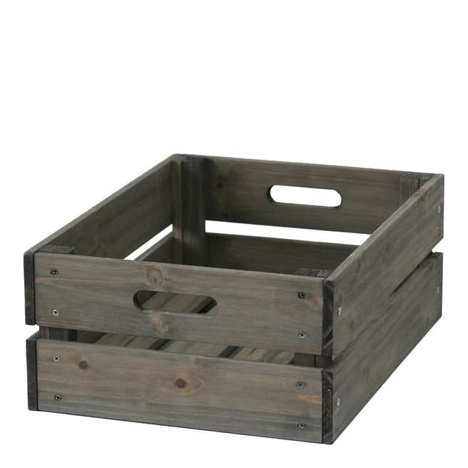 VegTrug Wooden Crate - Grey Wash (FSC 100%)