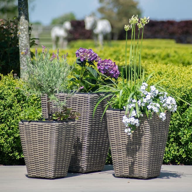 Maze Set of 3 Planters, Winchester