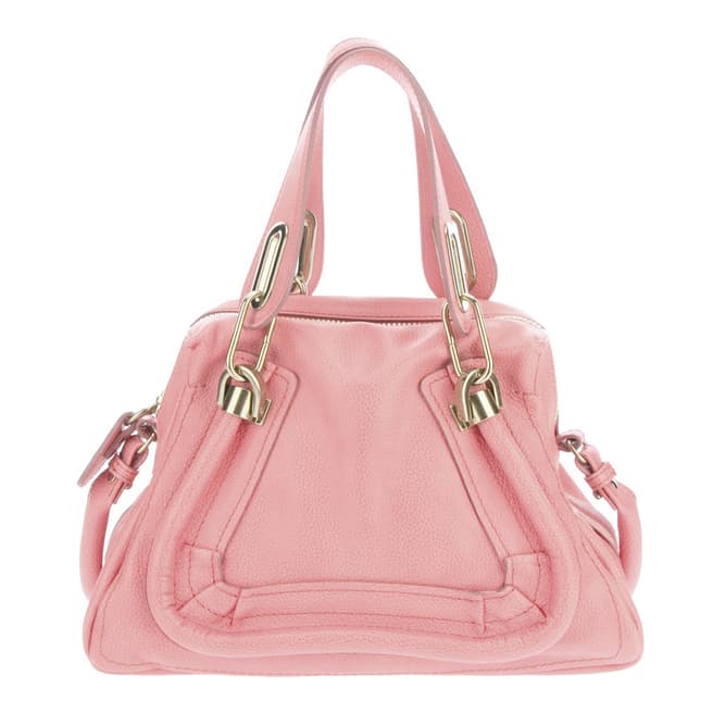 Magnolia Pink Leather Small Paraty Handbag - BrandAlley