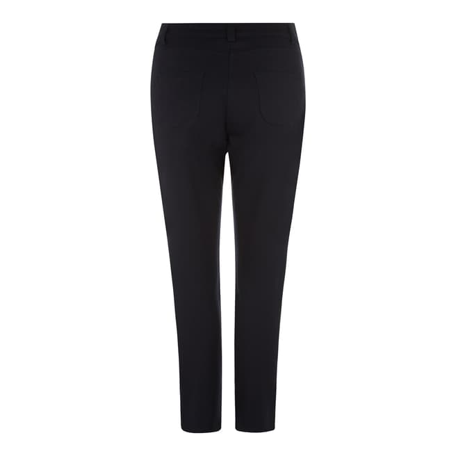 Navy Jetted Pocket Stretch Trousers - BrandAlley