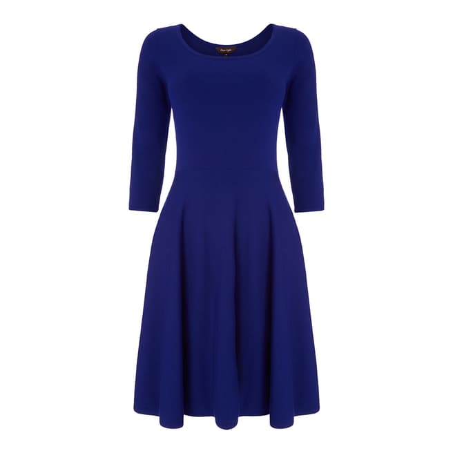 Cobalt Blue Hadley Long Sleeve Dress - BrandAlley