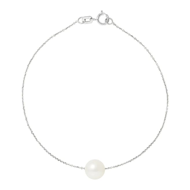 Natural White Freshwater Pearl Bracelet - BrandAlley