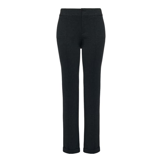 Charcoal Denise Stretch Trousers - BrandAlley