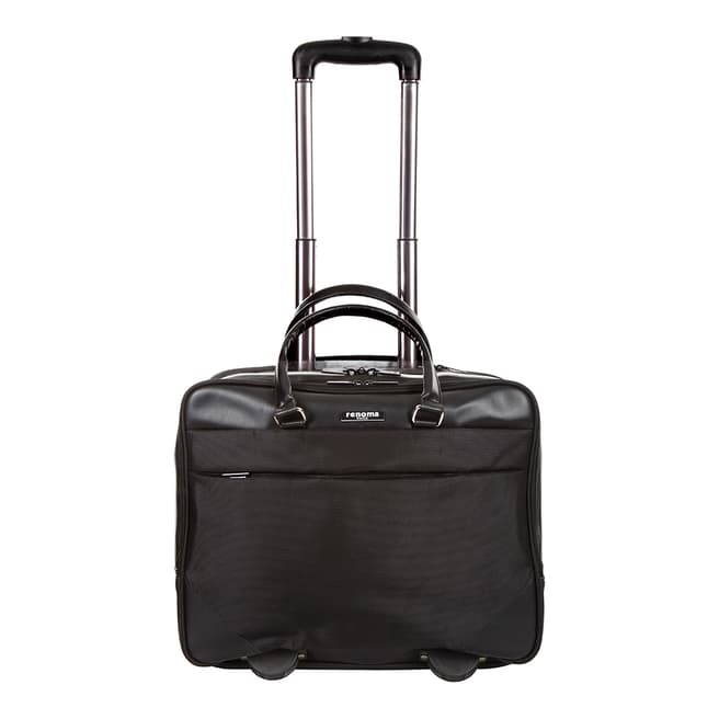 Black 4 Wheel Cabin Grant Suitcase 50cm - BrandAlley