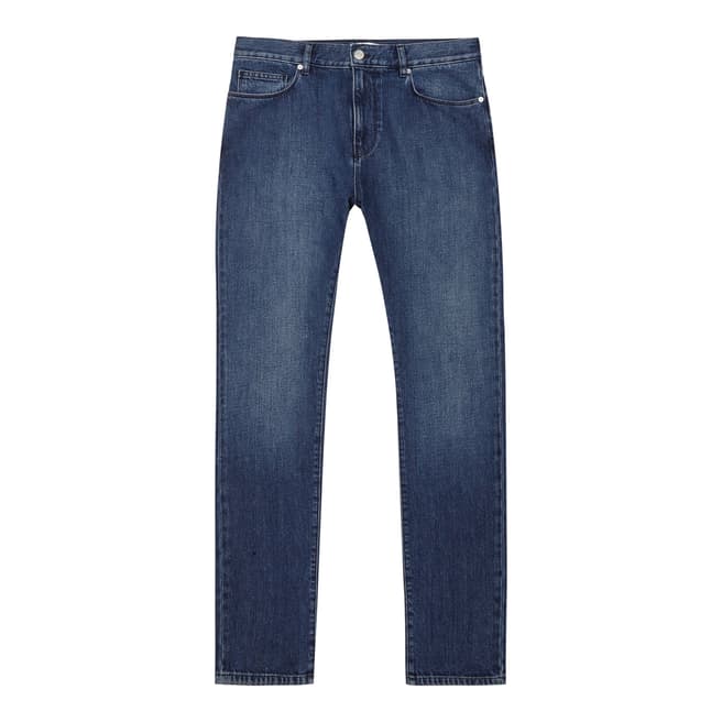 Blue Stone Wash Pentle Slim Fit Jeans - BrandAlley