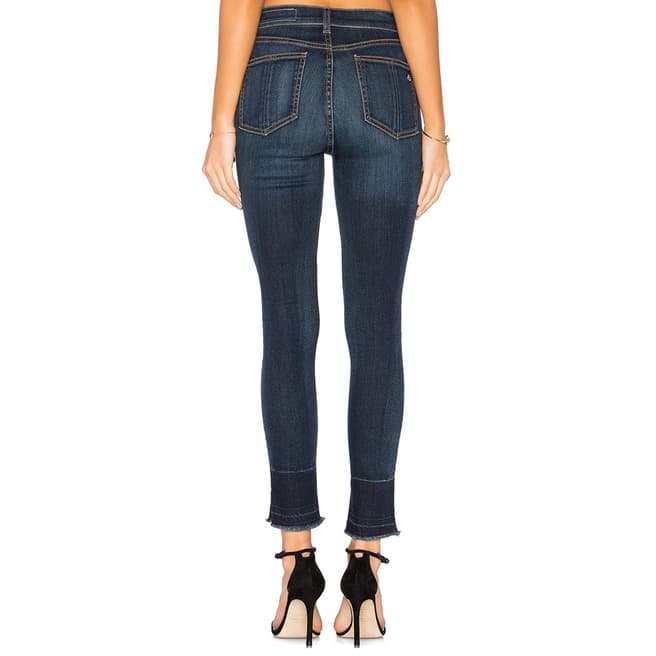 Women's Indigo Capri Skinny Stretch Cotton Jeans - BrandAlley