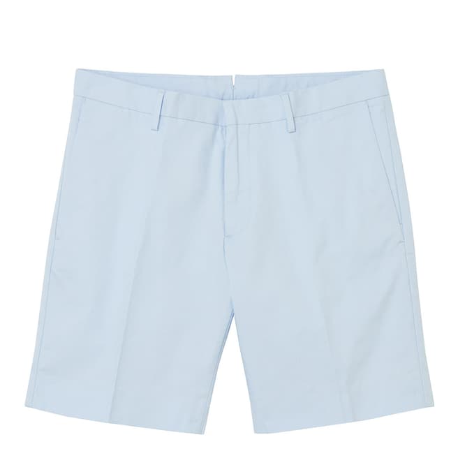 Light Blue Cotton Blend Bermuda Shorts - Gant - Brands - Men - BrandAlley