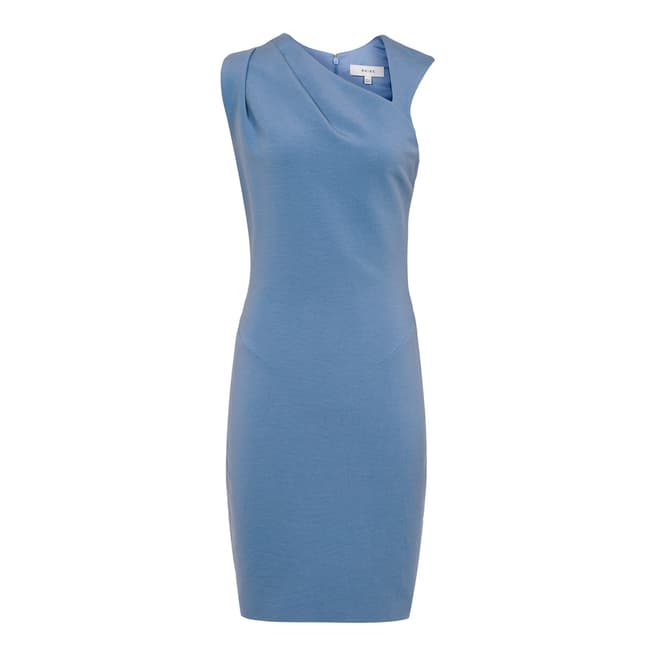 Blue Katerina V Neck Dress - BrandAlley